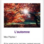 Bulletin de sourire- Octobre 2018